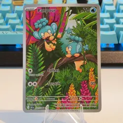 Panpour 101/086 Illustration Rare Black Bolt Pokemon Card TCG Near Mint - Image 1
