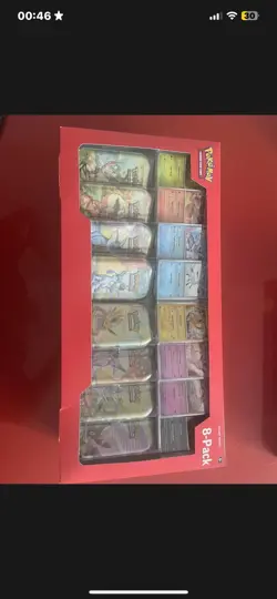 Pokemon TCG Prismatic Evolutions Costco 8 Mini-Tin Bundle w/ Promo Cards NEW - Image 1