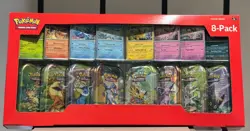 Pokemon TCG Prismatic Evolutions Costco 8 Mini-Tin Bundle w/ Promo Cards NEW - Image 1