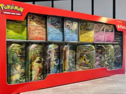 Pokemon TCG Prismatic Evolutions Costco 8 Mini-Tin Bundle w/ Promo Cards NEW - Image 5