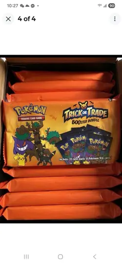 1x SEALED 2024 Trick or Trade Booster CASE (12 Bundles - 420 Pokemon Packs) - Image 2