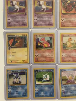 Pokemon TCG 20 vintage lot, 5 holos, 2 mew promos, all binder copy’s, dmg-mp - Image 5
