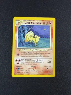 Light Ninetales 50/105 Pokemon Neo Destiny Card - Image 1