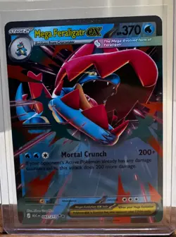 Pokemon TCG Mega Feraligatr Ex 043/217 Ascended Heroes Mint Condition - Image 3