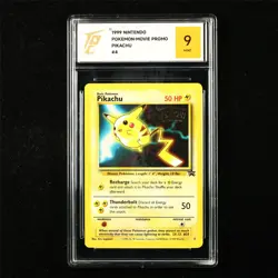 TQG 9 MINT 1999 Pokemon ENG Pikachu #4 Promo - Image 2