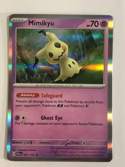 Pokemon TCG Paldea Evolved Holographic Mimikyu 097/193 Near Mint - Image 1
