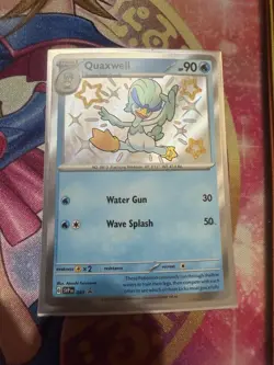 Pokemon TCG - Shiny Quaxwell - Black Star Promo #83 - Paldean Fates - Image 1
