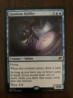 MTG QUANTUM RIDDLER MYTHIC RARE MAGIC THE GATHERING Edge of Eternities Regular - Image 1