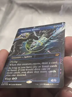 Magic The Gathering MTG Quantum Riddler (Borderless) Foil Edge of Eternities NM - Image 5