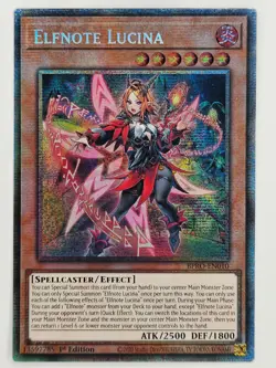 Yu Gi Oh - BPRO-EN010 Elfnote Lucina - Secret Rare - Image 1