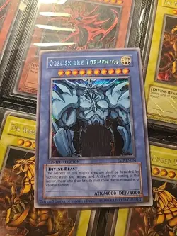 Yu-Gi-Oh! TCG Obelisk the Tormentor (EN004) Shonen Jump Promo JMP-EN004 Limited - Image 1
