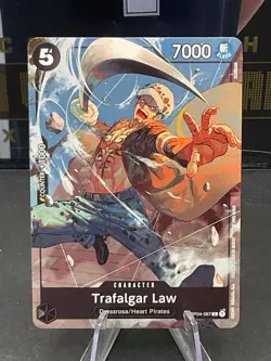 One Piece TCG Welcome Pack Vol. 1 Trafalgar Law Full Art OP04-087 - Image 1