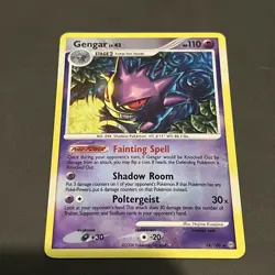 2008 POKEMON DP STORMFRONT GENGAR #18 REVERSE FOIL HOLO - Image 1
