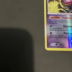 2008 POKEMON DP STORMFRONT GENGAR #18 REVERSE FOIL HOLO - Image 3