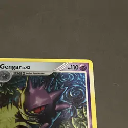 2008 POKEMON DP STORMFRONT GENGAR #18 REVERSE FOIL HOLO - Image 5