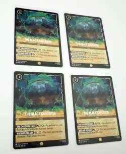 Disney Lorcana Whispers In The Well The Black Cauldron 4x 32/204 Legendary - Image 1