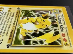 Lt. Surge's Raichu 11/132 Holo Rare - Gym Challenge - 1st Edition - Pokemon WOTC - Image 3