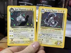Dark Magneton 11/82 Rocket Lt. Surge's 8/132 Gym Vintage Pokemon Card Lot WOTC - Image 3