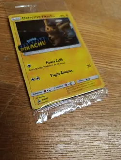 Pokemon TCG Sealed Detective Pikachu SM190 Black Star Promo Card RARE - Image 2