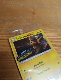 Pokemon TCG Sealed Detective Pikachu SM190 Black Star Promo Card RARE - Image 3