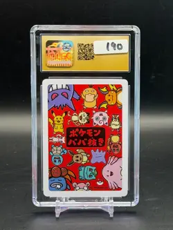 CGC PRISTINE 10 Poke Ball Pokemon Playing Cards JPN Old Maid - Image 2