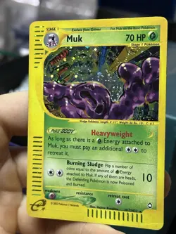 Muk H17/H32 Aquapolis 2002 Rare Holo e-Series Pokemon Card TCG - Image 4