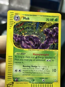 Muk H17/H32 Aquapolis 2002 Rare Holo e-Series Pokemon Card TCG - Image 5