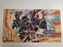 Burst Protocol Yugioh Playmat Exclusive OTS Tournament Promo + Field Center Card - Image 1