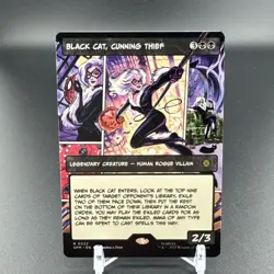 [Black Cat, Cunning Thief] (Borderless) – Marvel’s Spider-Man (SPM) +5 Free Card - Image 1