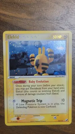 Elekid Holo 2005 EX Unseen Forces 23/115 STAMPED Pokemon English Card - Image 1