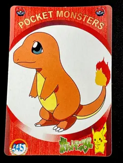 Pokemon Pocket Monsters Vintage Vending Prism Sticker Card #349 Pikachu Holo - Image 2