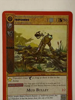 Metazoo Kickstarter - Reverse Holo TRIPODERO - Card 86/159 Cryptid Nation NM KS - Image 2