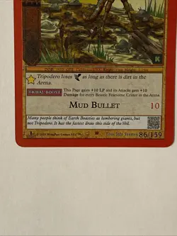 Metazoo Kickstarter - Reverse Holo TRIPODERO - Card 86/159 Cryptid Nation NM KS - Image 3