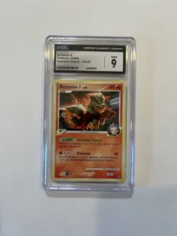 Pokemon TCG Arcanine G 15/147 Reverse Holo Rare Supreme Victors CGC 9 - Image 1