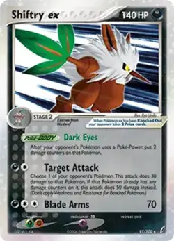 Shiftry ex - 97/100 - Pokemon Crystal Guardians Ultra Rare MP - Image 1