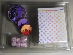 Pokemon 151 UPC Accessories: Mew Coin + Dice + Status Coin + Deck Box Brand New! - Image 2