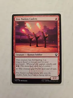 Fire Nation Cadets - Avatar - NM - Common - Creature - MTG - Image 1