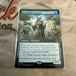 MTG Formidable Speaker (Extended Art) Lorwyn Eclipsed Regular #0366 - Image 1