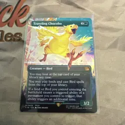MTG Traveling Chocobo (Borderless) Final Fantasy Regular #0406 - Image 1
