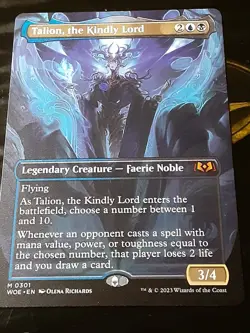Talion the Kindly Lord Borderless , Wilds of Eldraine , NM , MTG, FREE SHIPPING - Image 2