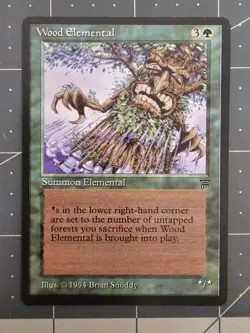 MTG ⭐ Legends ⭐ Wood Elemental ⭐ Vintage Legacy ⭐ Reserved List ⭐NM - Image 1