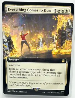 Everything Comes to Dust (Extended Art), Doctor Who, Magic the Gathering, REG NM - Image 1