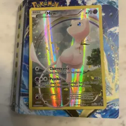 Full Art Mew Ultra Rare Pokemon Mythical Collection Promo XY110 Holo Foil LP - Image 1