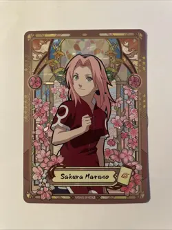 Sakura Haruno NARUTO NRSA01-SP-003L5 Naruto Kayou Card - ENGLISH - Heaven Scroll - Image 1