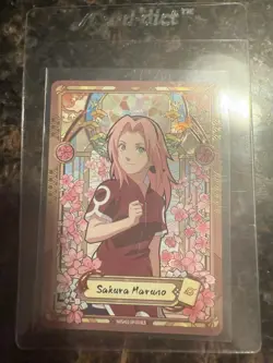 Sakura Haruno NARUTO NRSA01-SP-003L5 Naruto Kayou Card - ENGLISH - Heaven Scroll - Image 1