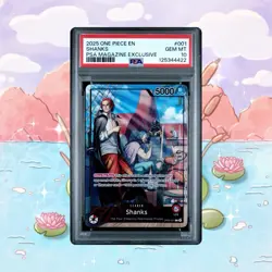 2025 PSA 10 One Piece TCG Shanks Leader Promo PSA Magazine Exclusive OP09-001 - Image 1