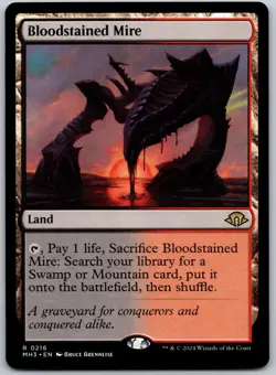 Bloodstained Mire R Modern Horizons 3 216 NM - Image 1