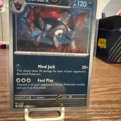 Zoroark 062/086 Holo Rare White Flare Pokemon TCG NM pokeball Pattern - Image 2