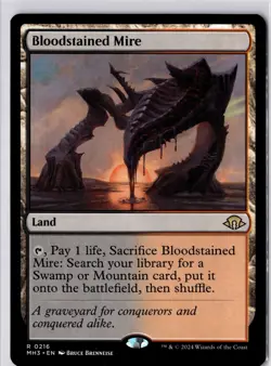Bloodstained Mire Modern Horizons 3 Regular NM R 0216 - Image 1