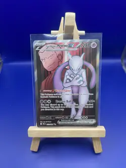 Pokemon TCG Team Rocket's Mewtwo EX Destined Rivals 213 /182 - Image 1